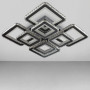 Зображення Стельова люстра LED Light House SY-18282/4+4 BK+CR 580*580*120 320W чорна ИМ Light-Deco 