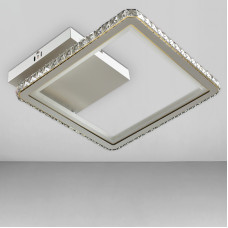 Стельова люстра LED Light House SY-18283/1 WH+TIGD 440*440*120 80W біла