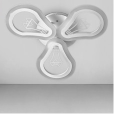 Стельова люстра LED Light House SY-18285/3 WT +3000-6500K DIMMER 3-7W H100*D540 біла