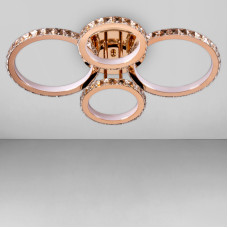 Стельова люстра LED Light House SY-18287/2+2 GD DIMMER 600*450*140 200W золото