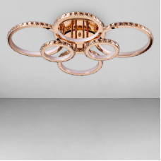 Стельова люстра LED Light House SY-18287/6 GD DIMMER 780*600*170 300W золото