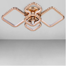 Стельова люстра LED Light House SY-18289/2+3 GD DIMMER 630*530*140 248W золото