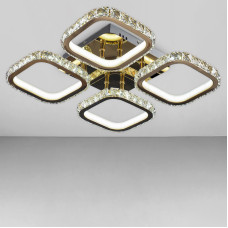 Стельова люстра LED Light House SY-18289/4 GD DIMMER 400*400*90 160W золото