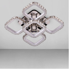 Стельова люстра LED Light House SY-18289/5B CR DIMMER 400*400*140 200W хром