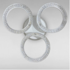 Стельова люстра LED з підсвічуванням Light House SC-18290/3C WH+PK/BU/PL 108W 2.4G Ф640*90 біла