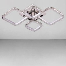 Стельова люстра LED з підсвічуванням Light House SY-18291/2+2+1 CR DIMMER 630*530*90 148+22W хром