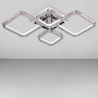 Изображение Потолочная люстра LED с подсветкой Light House SY-18291/2+2+1 CR DIMMER 630*530*90 148+22W хром ИМ Light-Deco 1 