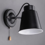 Зображення Настінний світильник Бра Light House DL-18302/1W чорний ИМ Light-Deco 