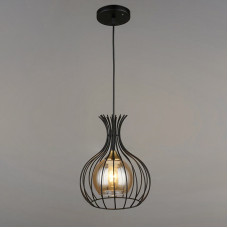 Люстра подвесная Light House SR-17004/1H BK D230*H280 черная