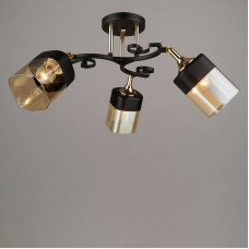 Стельова люстра Light House SR17006/3 FG+BK D580*H240 чорний 