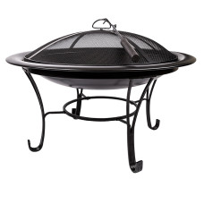Вугільний гриль-барбекю Light House LS-15816 чаша для вогню, чорний