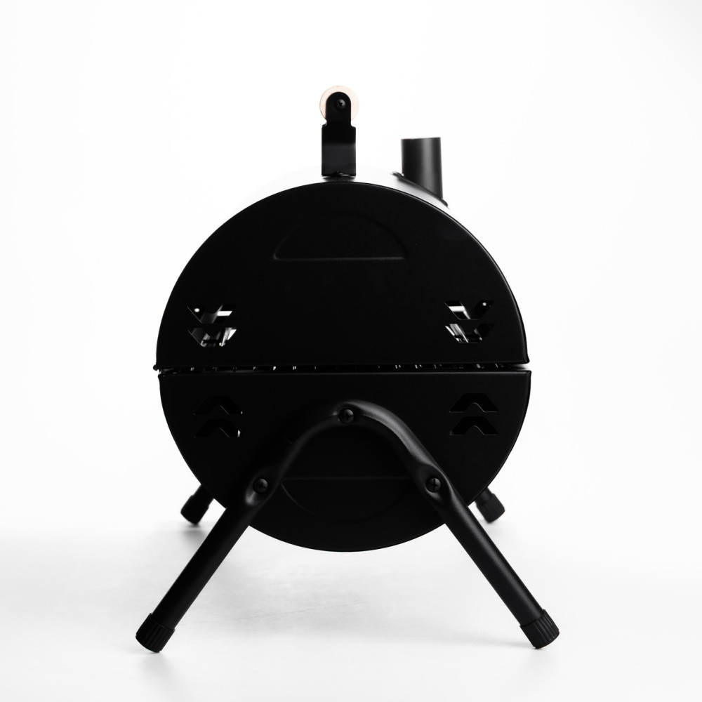 Зображення Угольный гриль двусторонний портативный с решеткой 38х25х35 см черный BQ-1 ИМ Light-Deco 4 