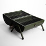 Изображение Угольный гриль двусторонний портативный с решеткой 38x25x35 см зеленый BQ-2 ИМ Light-Deco 1 