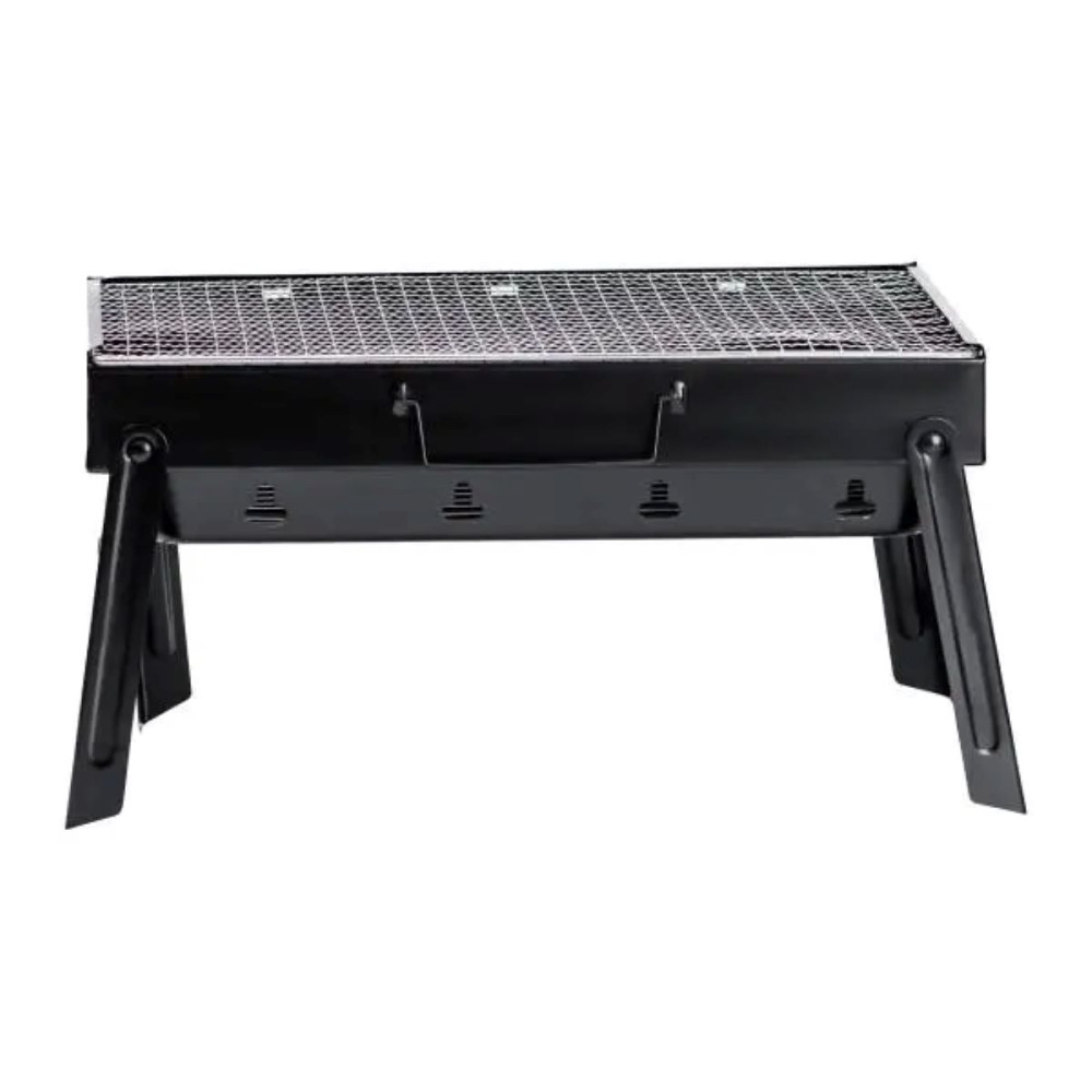 Зображення Мангал переносний складаний з гратами Light House LG-30126 BK чорний 43×30×23.5 см ИМ Light-Deco 