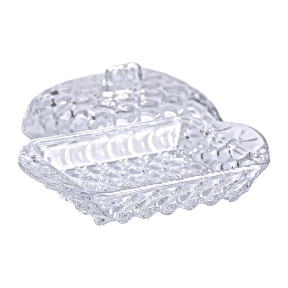 Зображення Масленка для сливочного масла 17х10.5х8 см с крышкой из стекла HP-YH-46 ИМ Light-Deco 3 