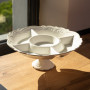 Зображення Менажница на ножке White Square 31,5 см на 5 секций круглая Yiwu 120-YH-HG059 ИМ Light-Deco 1 
