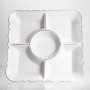 Зображення Менажница на ножке White Square 31,5*31,5 см с 5 секциями Yiwu 120-YH-HG058 ИМ Light-Deco 3 