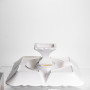 Зображення Менажница на ножке White Square 31,5*31,5 см с 5 секциями Yiwu 120-YH-HG058 ИМ Light-Deco 5 