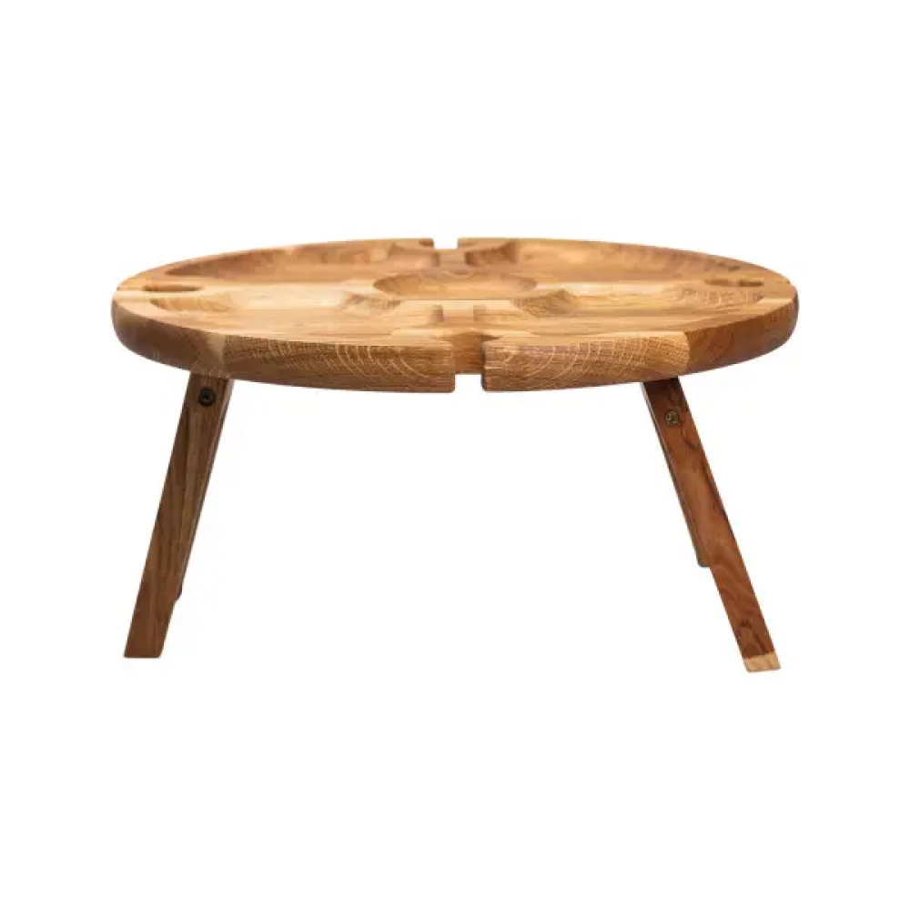 Изображение Винный круглый столик из дерева 35х35х18 см на ножках BWR35018S ИМ Light-Deco 2 