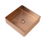 Зображення Умивальник Platinum Handmade PVD мідний 400x400 мм ИМ Light-Deco 