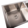 Зображення Кухонна мийка Platinum Handmade HDB 780х430х230 на дві чаші (квадратний сифон,3.0/1.0) ИМ Light-Deco 2 