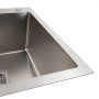 Зображення Мийка нержавійка Platinum Handmade 78*50B R (два отвори ,квадратний сифон 3.0/1.0) ИМ Light-Deco 2 