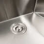 Зображення Кухонна мийка нержавійка 60х50 Platinum Handmade з підставкою для ножів (сифон круглий, 3,0/0,8) ИМ Light-Deco 5 