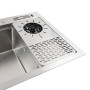 Зображення Кухонна мийка нержавійка 78*46 Platinum Handmade ИМ Light-Deco 4 