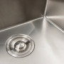 Зображення Кухонна мийка нержавійка 78*43 L Platinum Handmade (два отвори, круглий сифон 3,0/0,8) ИМ Light-Deco 5 