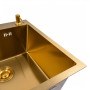 Изображение Кухонна мийка 50*50 PVD Gold Valeso Handmade (сифон круглий, 3,0/0,8) ИМ Light-Deco 2 