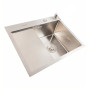 Изображение Кухонна мийка CM 58*48 R нержавійка VALESO Handmade (круглий сифон 3,0/0,8) ИМ Light-Deco 1 
