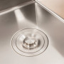 Изображение Кухонна мийка CM 58*48 R нержавійка VALESO Handmade (круглий сифон 3,0/0,8) ИМ Light-Deco 4 