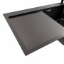 Изображение Кухонна мийка CM 78*50 R чорна PVD VALESO Handmade (круглий сифон 3,0/0,8) ИМ Light-Deco 3 