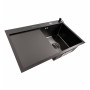 Изображение Кухонна мийка CM 78*50 R чорна PVD VALESO Handmade (круглий сифон 3,0/0,8) ИМ Light-Deco 1 