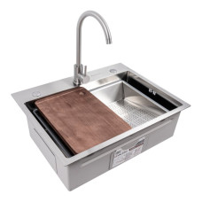 CM 64*50B Кухонна мийка нержавійка (Work station) Valeso Handmade