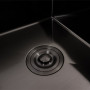 Изображение Кухонна мийка CM 58*48 L чорна PVD VALESO Handmade (круглий сифон 3,0/0,8) ИМ Light-Deco 4 