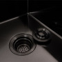 Изображение Кухонна мийка CM 58*48 L чорна PVD VALESO Handmade (круглий сифон 3,0/0,8) ИМ Light-Deco 5 