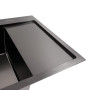 Изображение Кухонна мийка CM 58*48 L чорна PVD VALESO Handmade (круглий сифон 3,0/0,8) ИМ Light-Deco 2 