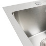 Изображение Кухонна мийка нержавійка 40*50 VALESO Handmade (сифон круглий 3,0/0,8) ИМ Light-Deco 3 