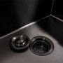 Изображение Кухонна мийка 58*43 PVD чорна Valeso Handmade (сифон круглий, 3,0/0,8) ИМ Light-Deco 6 