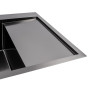 Изображение Кухонна мийка 65*50 L PVD чорна VALESO Handmade DÉCOR (сифон круглий, 3,0/0,8) ИМ Light-Deco 2 