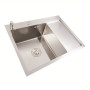 Изображение Кухонна мийка CM 65*50 L нержавійка VALESO Handmade (круглий сифон 3.0/0.8) ИМ Light-Deco 1 