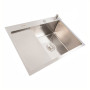 Изображение Кухонна мийка CM 65*50 R нержавійка VALESO Handmade (круглий сифон 3.0/0.8) ИМ Light-Deco 1 