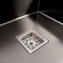 Зображення Мийка Valeso Handmade CM 78×50C L (PVD чорна) з поглибленою полицею ИМ Light-Deco 4 