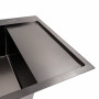 Изображение Кухонна мийка CM 65*50 L чорна PVD VALESO Handmade (круглий сифон 3,0/0,8) ИМ Light-Deco 2 