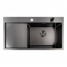 CM 78*43 R Мийка PVD чорна Valeso Handmade (3.0/0.8)