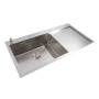 Изображение Кухонна мийка нержавійка CM 100*50 L VALESO Handmade (3.0/0.8) ИМ Light-Deco 2 