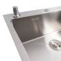Изображение Кухонна мийка нержавійка CM 100*50 L VALESO Handmade (3.0/0.8) ИМ Light-Deco 4 