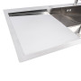 Изображение CM 78*50 R DÉCOR Мийка нержавійка Valeso Handmade (3.0/0.8) ИМ Light-Deco 3 