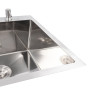 Изображение CM 78*50 R DÉCOR Мийка нержавійка Valeso Handmade (3.0/0.8) ИМ Light-Deco 2 